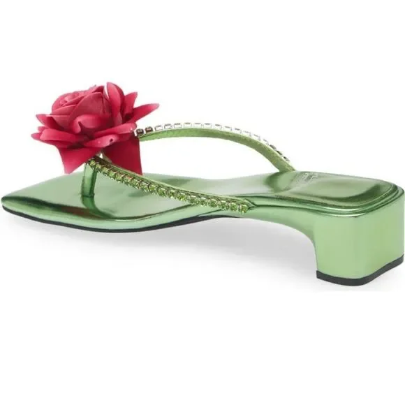 NIB Jeffrey Campbell Primrose Flip Flop Sandal size 6 - Picture 2 of 7